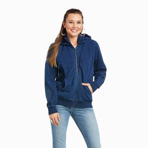 Dámské Mikiny S Kapucí Ariat Knit Full Zip Blankyt | DKRF-78259