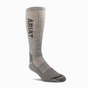 Dámské Ponožky Ariat Lehké Merino Wool Blend Mid Calf Steel Špicí 2 Pair Pack Hnědé | XIGR-65432