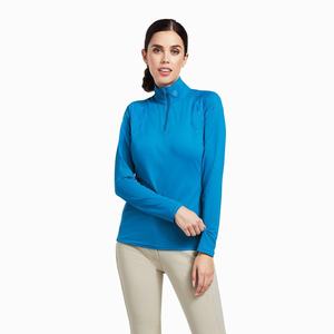 Dámské Topy Ariat Auburn 1/4 Zip Blankyt | LAQC-40561