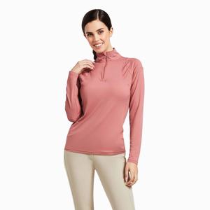 Dámské Topy Ariat Auburn 1/4 Zip Červené | VXEO-05928