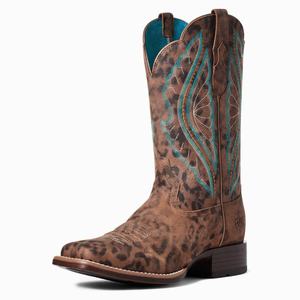 Dámské Westernové Boty Ariat PrimeTime Leopard | GAEX-29361