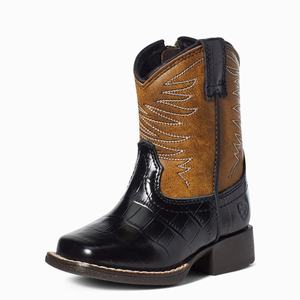 Dětské Westernové Boty Ariat LIL' STOMPERS FIRECATCHER Hnědé | JDEN-63049