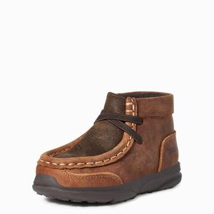 Dětské Westernové Boty Ariat LIL' STOMPERS HEATH SPITFIRE Hnědé | ZFYE-79034