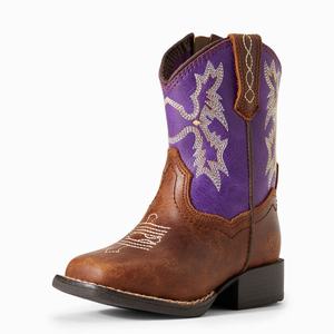 Dětské Westernové Boty Ariat Lil' Stompers Calabasas Hnědé | PCLB-01389