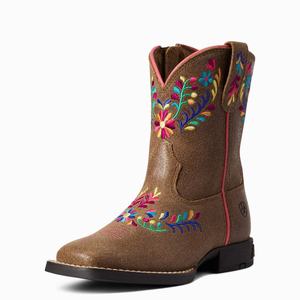 Dětské Westernové Boty Ariat Wild Flower Hnědé | MTVK-54732