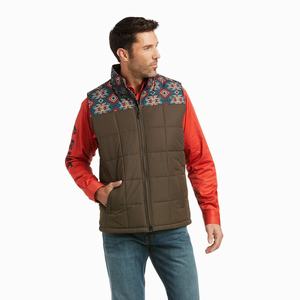 Pánské Bundy Ariat Crius Insulated Hnědé | VZBP-62874