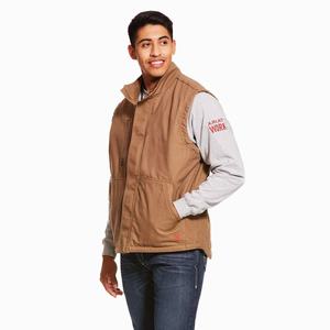 Pánské Bundy Ariat FR Workhorse Insulated Hnědožlutý | ODCW-79836