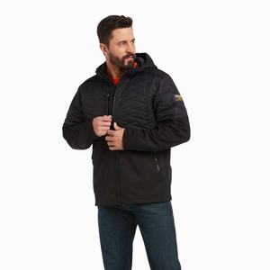 Pánské Bundy Ariat Rebar Cloud 9 Insulated Černé | GHIL-50729