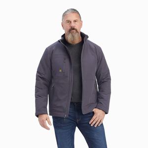 Pánské Bundy Ariat Rebar Dri-Tek DuraStretch Insulated Šedé | WLMH-50846