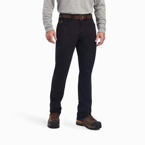 Pánské Kalhoty Ariat Rebar M4 Low Rise DuraStretch Made Tough Černé | JBLW-37201