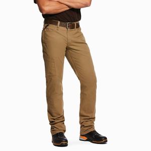 Pánské Kalhoty Ariat Rebar M4 Low Rise DuraStretch Made Tough Hnědožlutý | LMER-45180