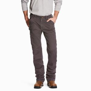 Pánské Kalhoty Ariat Rebar M4 Relaxed DuraStretch Washed Twill Dungaree Cut Šedé | ACYT-25064