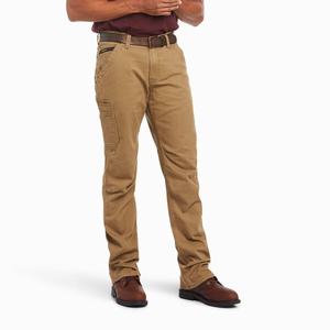 Pánské Kalhoty Ariat Rebar M4 Relaxed DuraStretch Washed Twill Dungaree Cut Hnědožlutý | VUYQ-53629