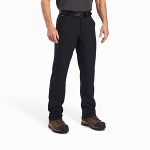 Pánské Kalhoty Ariat Rebar M5 DuraStretch DriTEK Softshell Černé | XPCK-79524