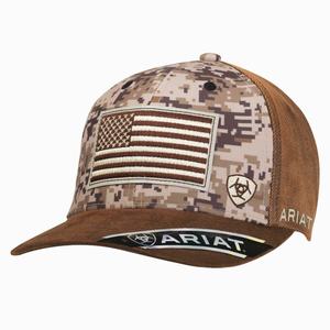 Pánské Klobouky Ariat Patriot Snapback Hnědé | ONVQ-51278