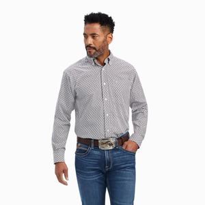 Pánské Košile Ariat Finleigh Classic Fit Bílé | TMGL-65480