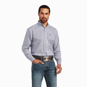 Pánské Košile Ariat Ilan Stretch Classic Fit Bílé | WRQA-34721