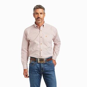 Pánské Košile Ariat Pro Series Dayne Mini Stripe Classic Fit Žluté | APJX-27158