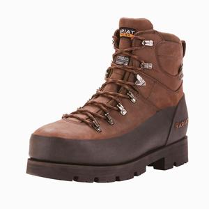 Pánské Nepromokavé Boty Ariat Linesman Ridge 6" GORE-TEX 400g Composite Špicí Hnědé | RLHY-08597