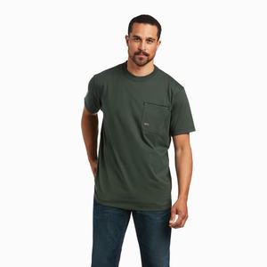 Pánské Short Sleeve Ariat Rebar Workman Viacfarebný | DIGQ-90134