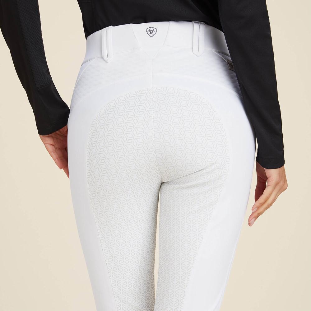 Dámské Kalhoty Ariat Tri Factor X Bellatrix Full Seat Breech Bílé | QWMA-78901