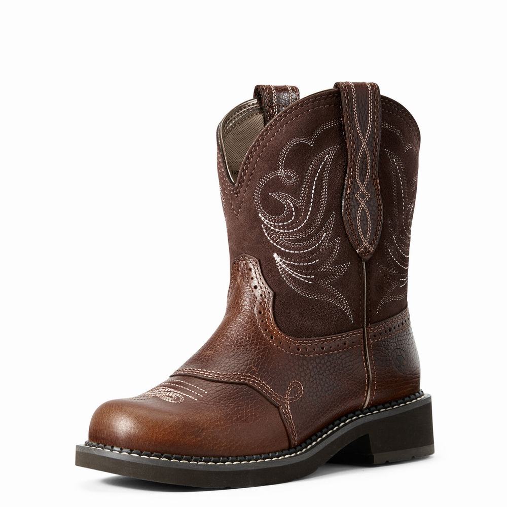 Dámské Westernové Boty Ariat Fatbaby Heritage Dapper Měď | ETJR-02468