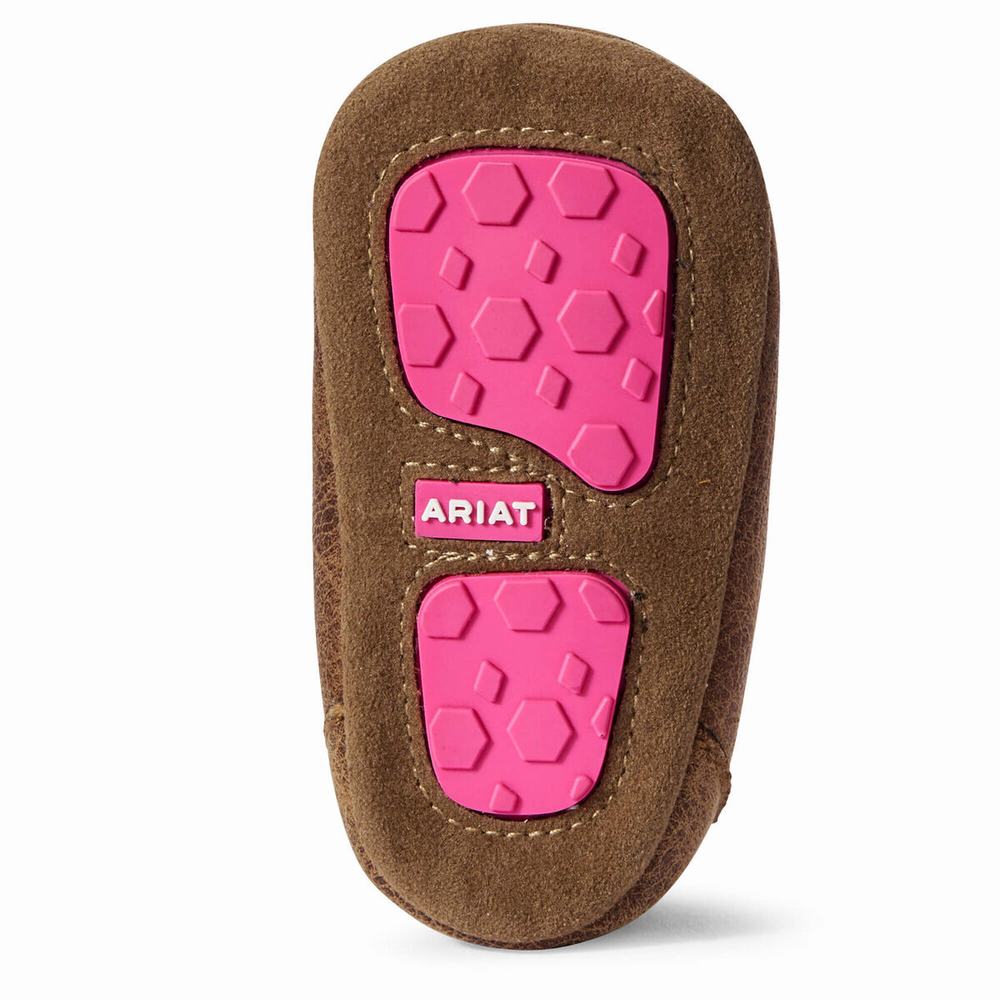 Dětské Boty Casual Ariat Infant Lil' Stompers Aurora Spitfire Hnědé | NCUX-06293