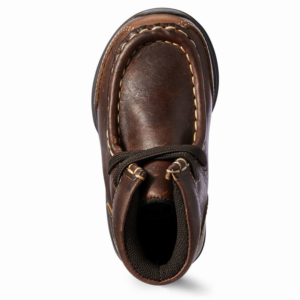 Dětské Boty Casual Ariat Lil' Stompers Garrison Spitfire Hnědé | AXEP-60423