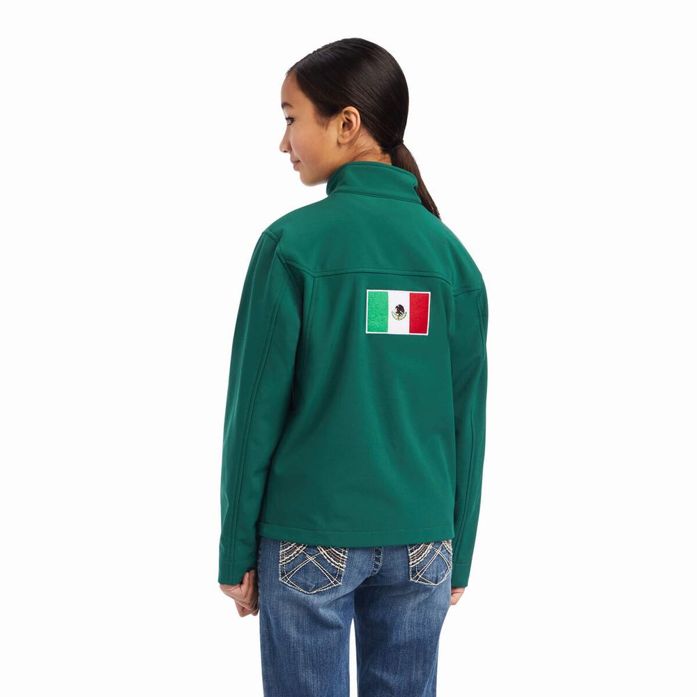 Dětské Bundy Ariat New Team Softshell MEXICO Viacfarebný | XPMC-56204