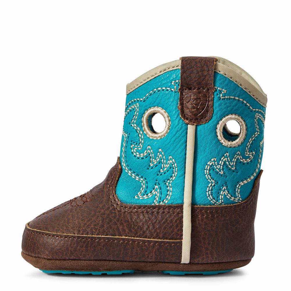 Dětské Westernové Boty Ariat Infant Lil' Stompers Boston Tyrkysové Světle Tyrkysové | BXYN-90723