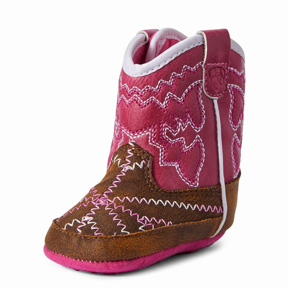 Dětské Westernové Boty Ariat Infant Lil\' Stompers Alexandria Růžové | DTRO-56032