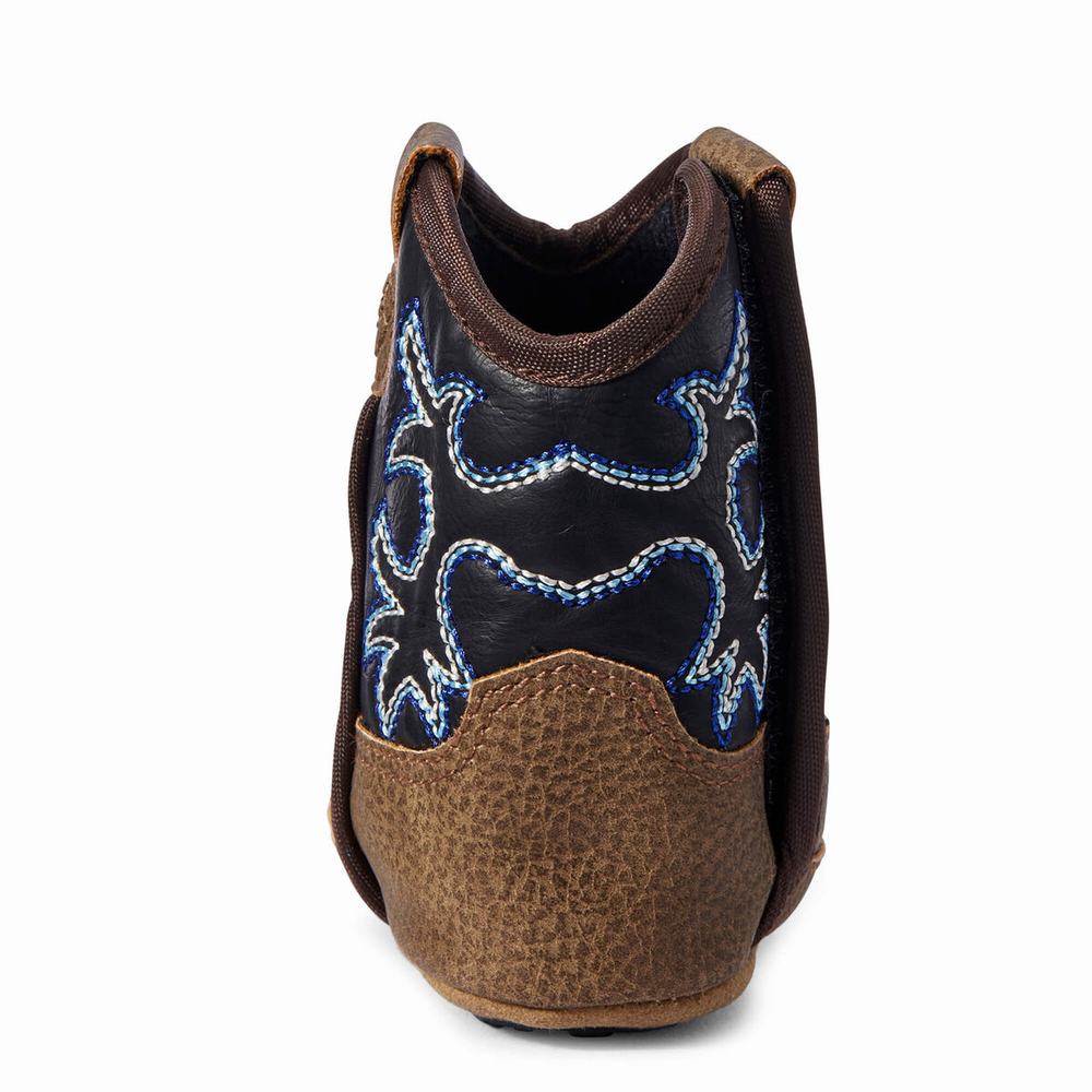 Dětské Westernové Boty Ariat Infant Lil' Stompers Warren Hnědé | OMTR-98514