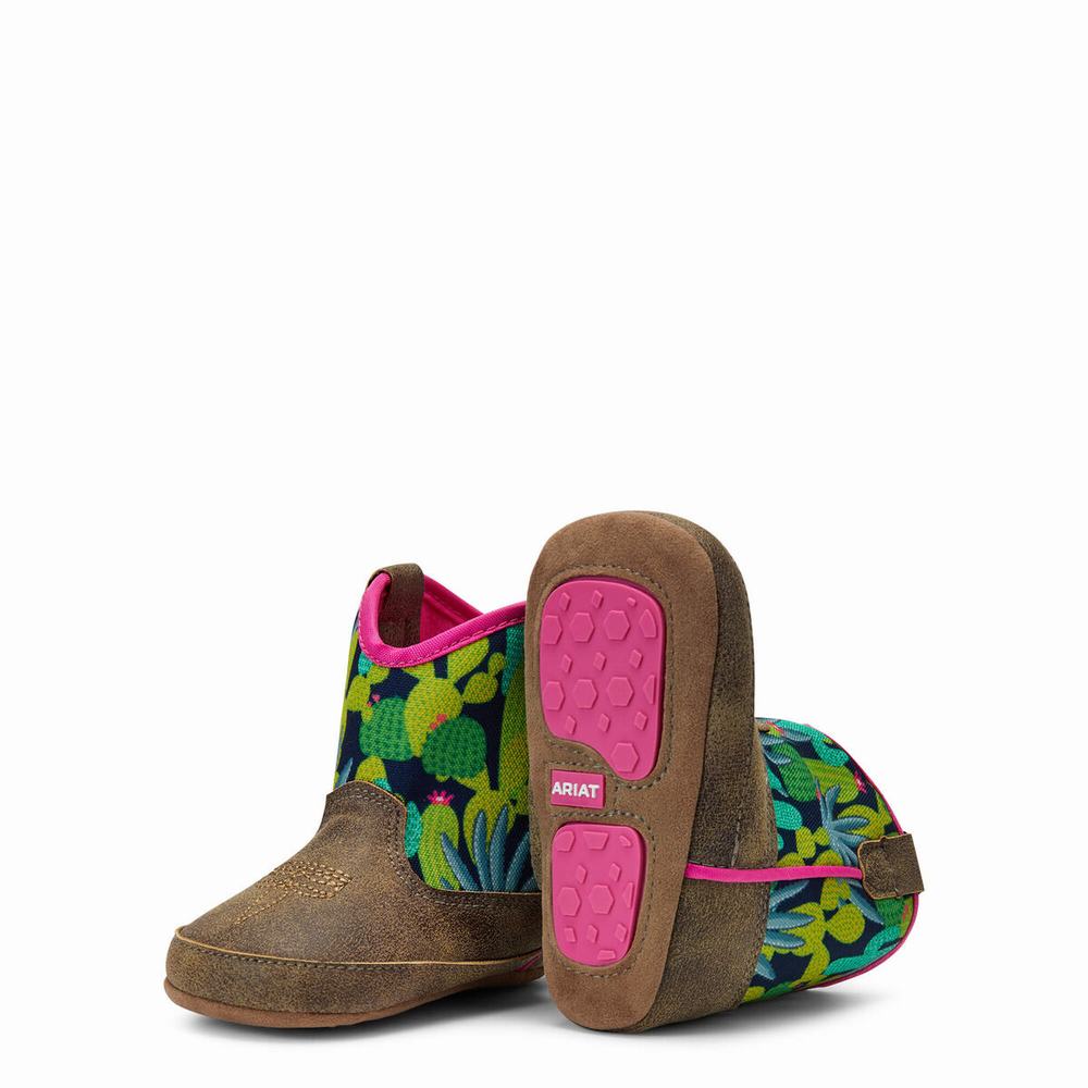 Dětské Westernové Boty Ariat Infant Lil' Stompers Roswell Hnědé | VBIO-79083