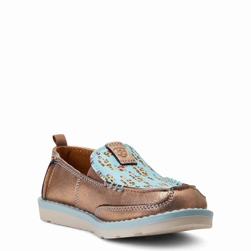 Dětské Westernové Boty Ariat Lil' Stompers Piper Cruiser Tyrkysové | ILFM-37916