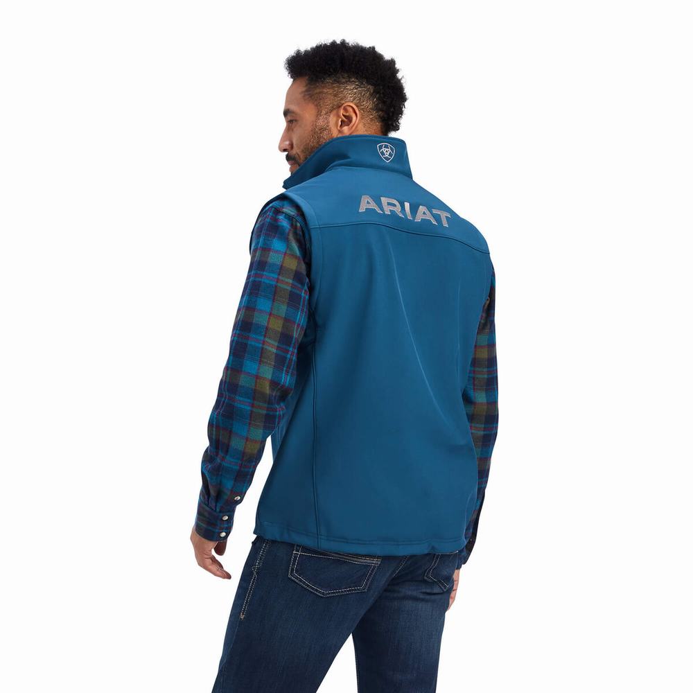 Pánské Bundy Ariat Logo 2.0 Softshell Blankyt | GBAY-51308