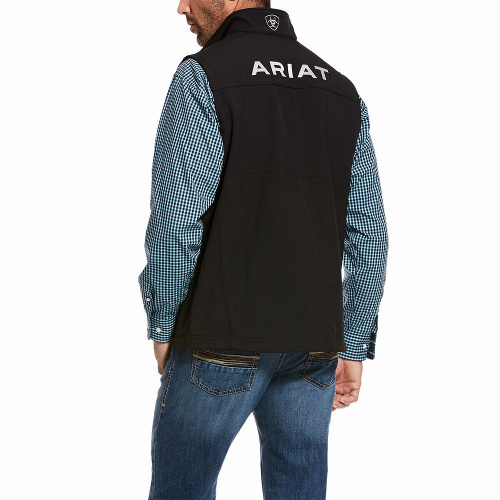 Pánské Bundy Ariat Logo 2.0 Softshell Černé | VKXE-98506