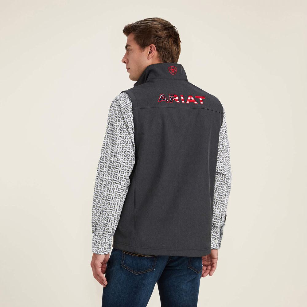 Pánské Bundy Ariat Logo 2.0 Softshell Šedé | PIMV-38517