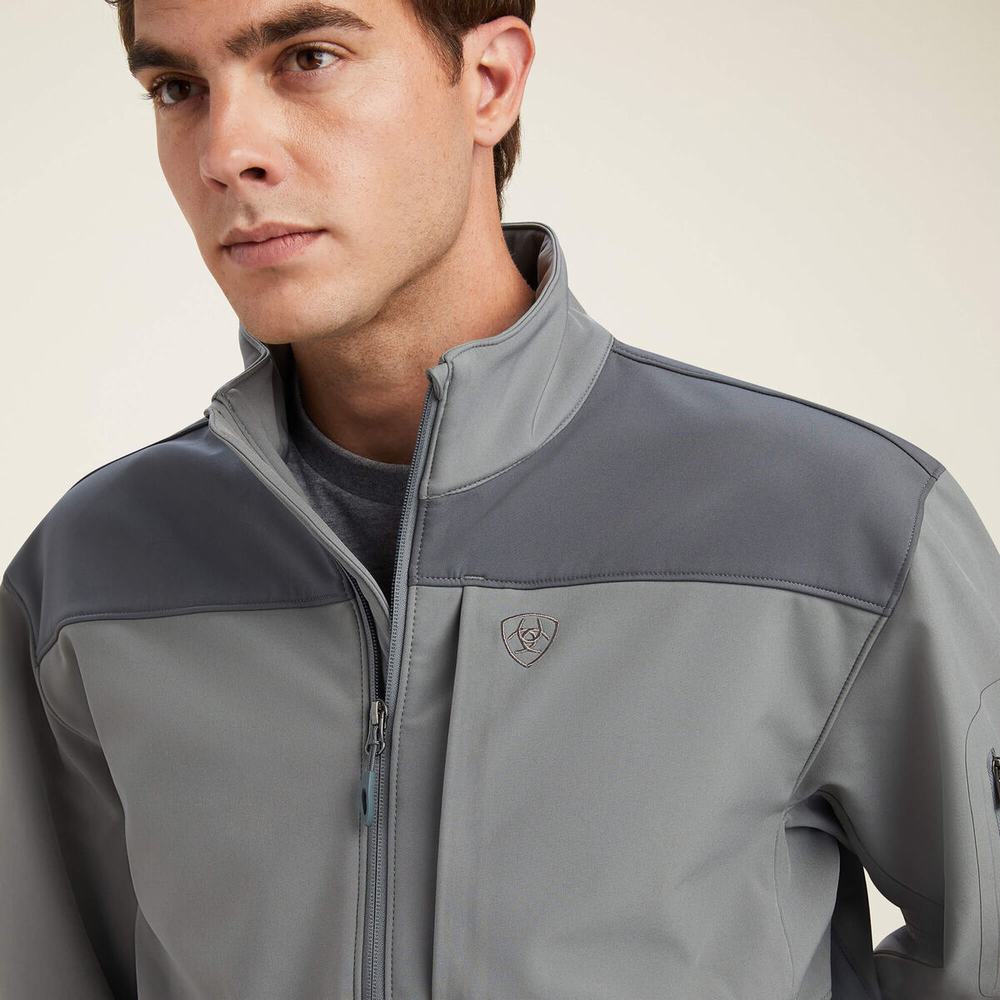 Pánské Bundy Ariat Vernon 2.0 Softshell Šedé | MTNI-41329