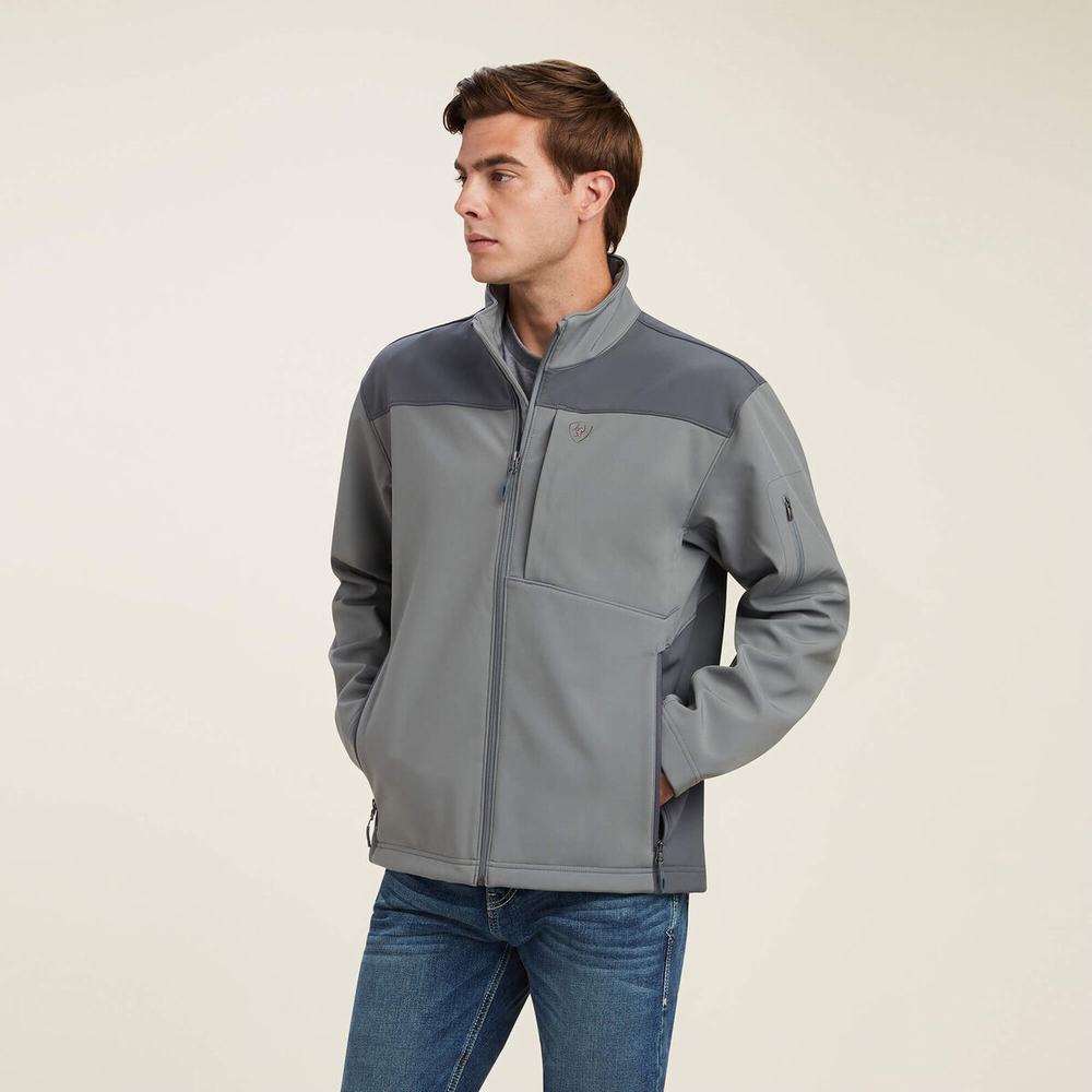 Pánské Bundy Ariat Vernon 2.0 Softshell Šedé | MTNI-41329