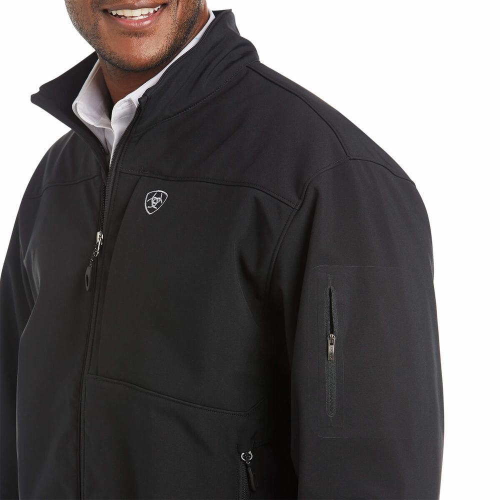 Pánské Bundy Ariat Vernon 2.0 Softshell Černé | TFNJ-14928