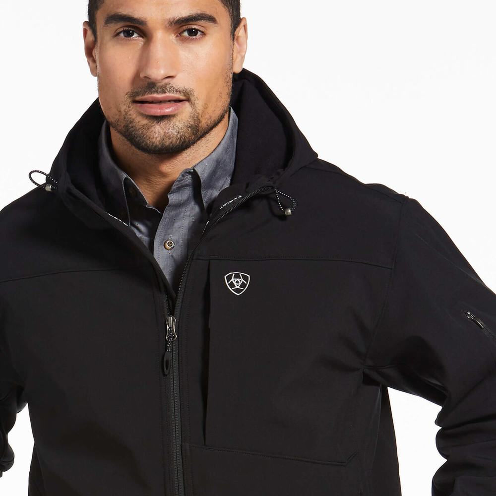 Pánské Bundy Ariat Vernon Softshell Vody Resistant Černé | LHJG-63829