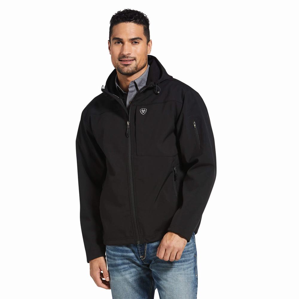 Pánské Bundy Ariat Vernon Softshell Vody Resistant Černé | LHJG-63829