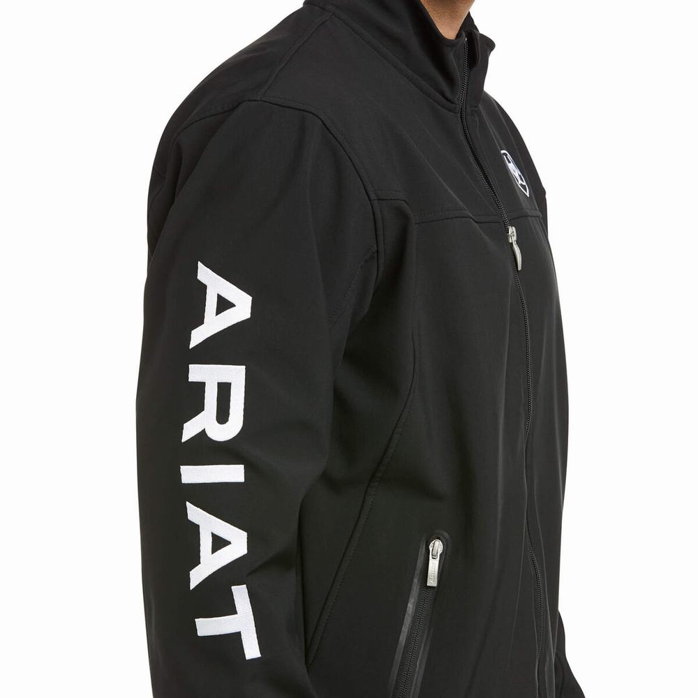 Pánské Jezdecké Kalhoty Ariat New Team Softshell Černé | WTJA-68940