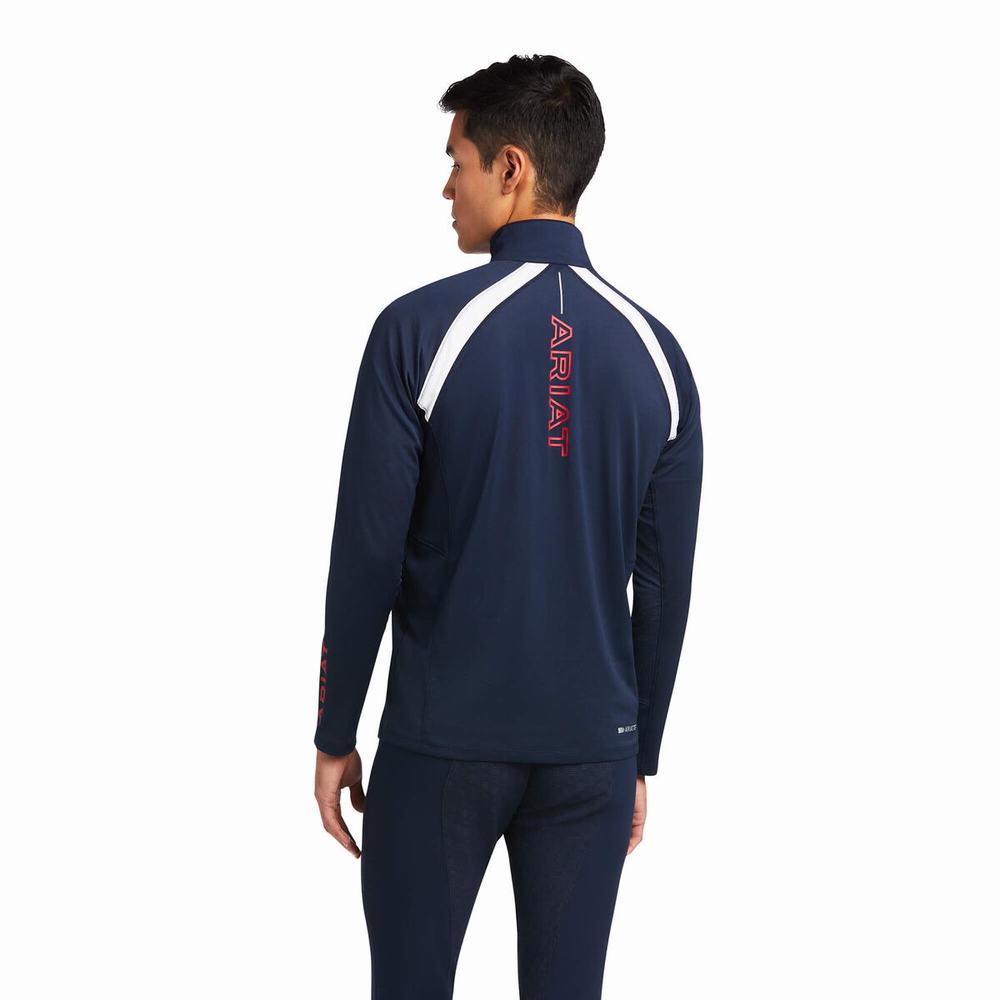 Pánské Jezdecké Kalhoty Ariat Sunstopper Team 1/4 Zip Viacfarebný | SCVD-37561