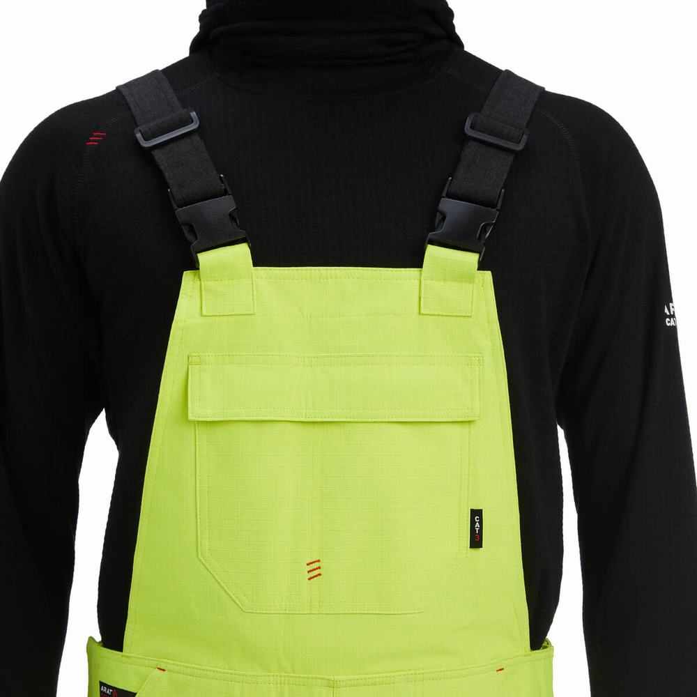 Pánské Kalhoty Ariat FR Hi-Vis Nepromokavé Žluté | TAFS-68294