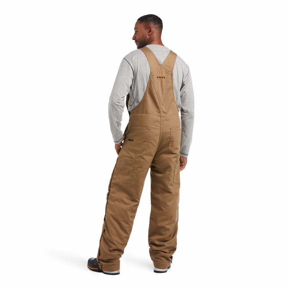 Pánské Kalhoty Ariat Rebar DuraCanvas Stretch Insulated Hnědožlutý | NVFB-31749