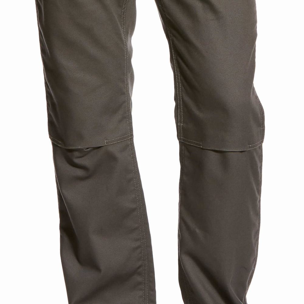 Pánské Kalhoty Ariat Rebar M4 Relaxed DuraStretch Platene 5 Pocket Cut Šedé | DZLG-52907