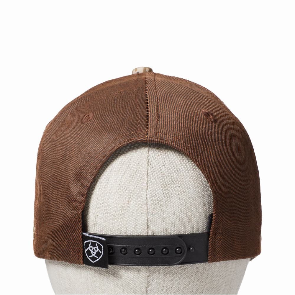 Pánské Klobouky Ariat Patriot Snapback Hnědé | ONVQ-51278