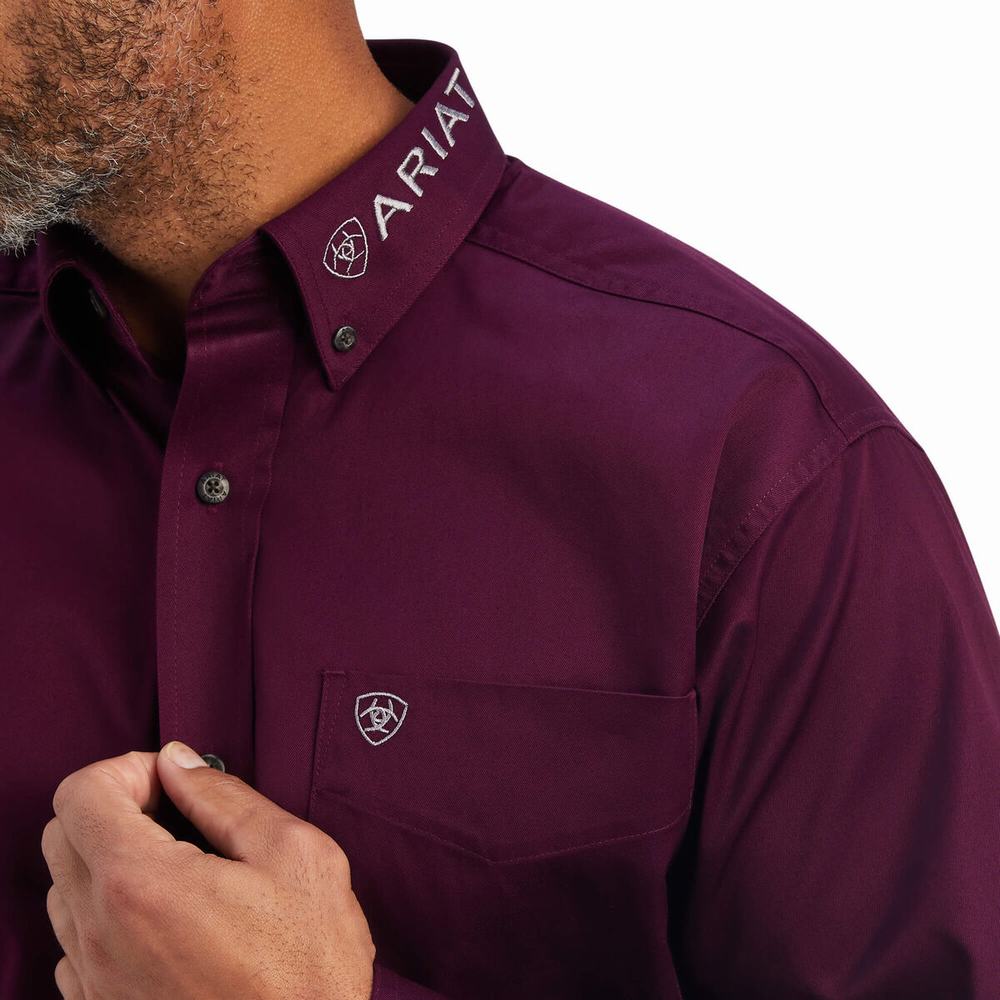 Pánské Košile Ariat Team Logo Twill Classic Fit Viacfarebný | AJGU-86954