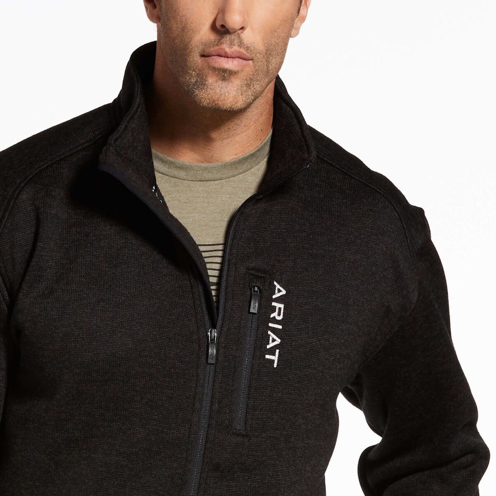 Pánské Mikiny S Kapucí Ariat Caldwell Full Zip Šedé | ZSEF-04927